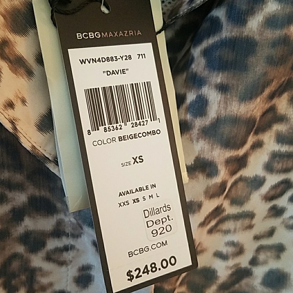 Nwt Short Sleeve Leopard Print Jacket - image 4